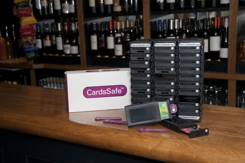 CardsSafe Unit on Bar